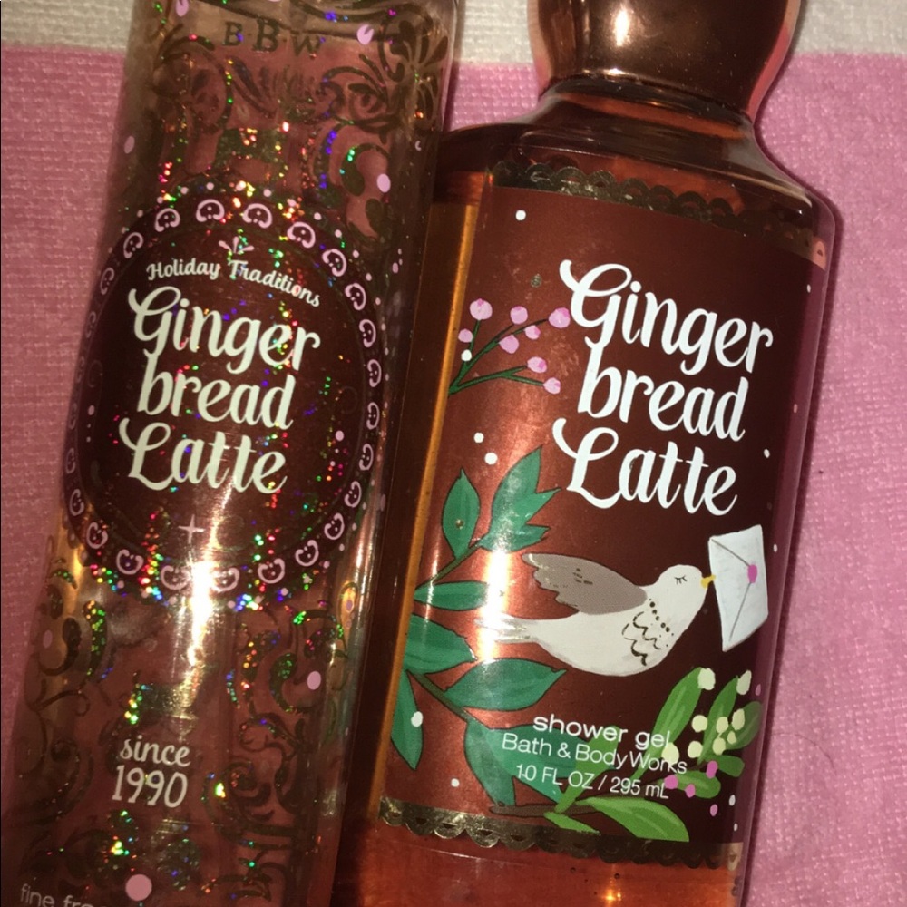 Bath and Body Works Gingerbread Latte Duo